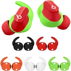 Ear Hooks Compatible with Beats Studio Buds Ear Tips Accessories, Anti-Slip Non-Slip Sport Outdoor Wings Eartips Silicone Cover Holder Added Storage Box Compatible with Beats Studio Buds
