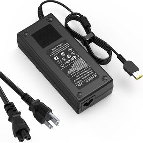 135W Laptop Charger for Lenovo ThinkPad X1 Extreme P1 P15V T15P P50 P70 P71 T560 T530 W540 Adapter, Lenovo Legion Y530 Y7000P Power Supply, Lenovo IdeaPad Y700 Y50-70 Thunderbolt 4 3 2 Power Cord