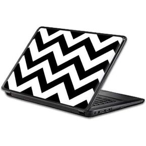 MightySkins Skin Compatible with Universal 12" Screen - Black Chevron | Protective, Durable, and Unique Vinyl Decal wrap Cover | Easy to Apply, Remove, and Change Styles | Made in The USA