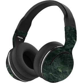 MightySkins Skin Compatible with Skullcandy Hesh 2 Wireless Headphones - Green Marble | Protective, Durable, and Unique Vinyl wrap Cover | Easy to Apply, Remove, and Change Styles | Made in The USA