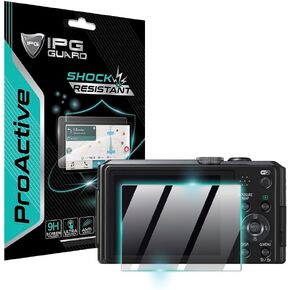 IPG ProActive Made for Panasonic Lumix DC-ZS70K DC-ZS70S / DMC-TZ80 / DC-TZ90 /DC-TZ91 Camera Display (2 Units) 9H Hardness Screen Protector Nano Ceramic Film Ultra Responsive for ProAct ZS70K