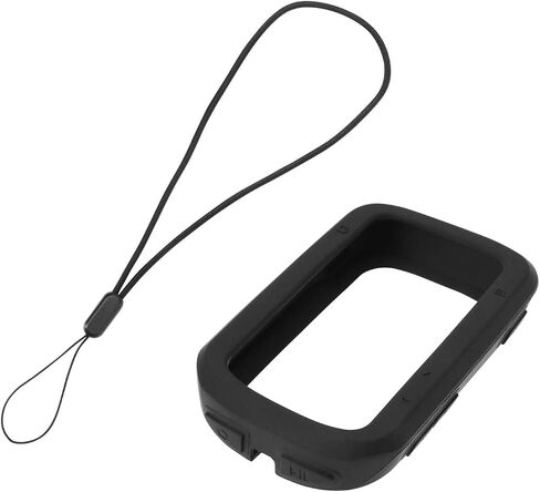 Silicone Protective Cover Compatible with IGPSPORT BSC200/300 for Bike Computer Case GPS Computer Silicone Protective Case Black with Lanyard in Saudi Arabia