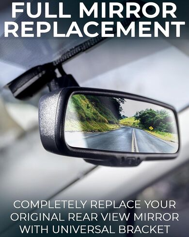 Master Tailgaters 10" OEM Rear View Mirror Dash Cam with 10" LCD Screen | Rearview Universal Fit | 1080p 30fps HD DVR | Dual Way Video Recorder with WiFi | Anti Glare | 1080p Backup Camera Included in Saudi Arabia