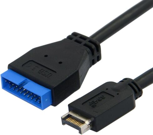 NFHK USB 3.1 Front Panel Header to USB 3.0 20Pin Header Extension Cable 20cm for ASUS Motherboard in Saudi Arabia