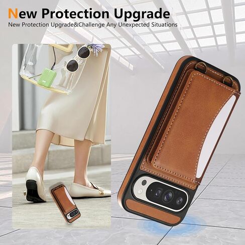 for Google Pixel 9 Pro XL Case Wallet Leather Lanyard [Card Holder][Stand Kickstand] Cover for Pixel 9 Pro XL Case 2024 (Green) in Saudi Arabia