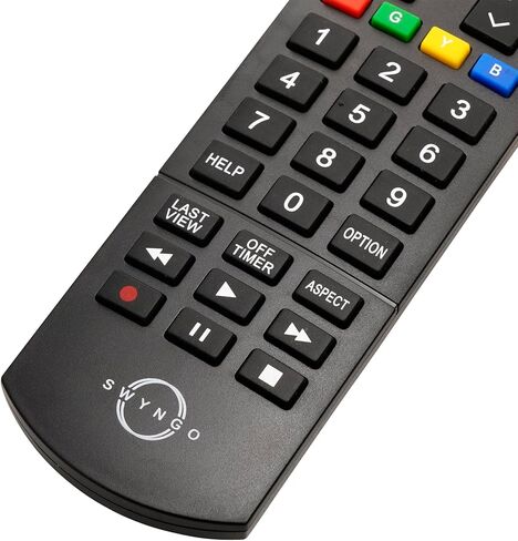 TV Remote Control for PANASONIC | Remote Compatible with Most PANASONIC TV Remote Models, without Configuration, Lightweight and Durable | Remote Control for Smart PANASONIC in Saudi Arabia