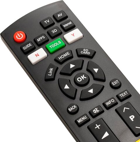 TV Remote Control for PANASONIC | Remote Compatible with Most PANASONIC TV Remote Models, without Configuration, Lightweight and Durable | Remote Control for Smart PANASONIC in Saudi Arabia