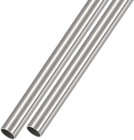 304 Stainless Steel Tube (2mm OD x 0.3mm Wall T x 300mm L) 2Pcs, Straight Tubing - for Home Furnishing, Machinery in Saudi Arabia