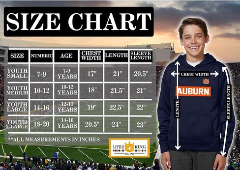 Little King NCAA Youth Boys-Performer-Hoodie Pullover-100% Polyester- Team Colors in Kuwait