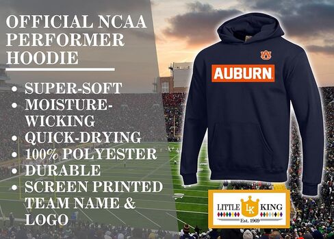 Little King NCAA Youth Boys-Performer-Hoodie Pullover-100% Polyester- Team Colors in Kuwait