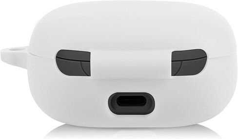 حافظة kwmobile متوافقة مع حافظة JBL Live Pro Plus - حامل غطاء سيليكون لسماعات الأذن - أبيض in Saudi Arabia