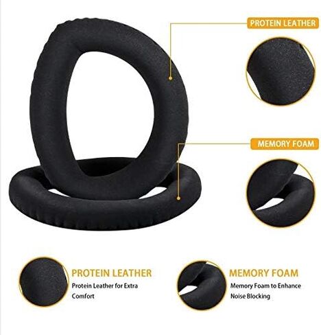 HD800 Earpads by AvimaBasics | Premium Replacement Cushion Ear Pads Earpad Earmuff Foam Cups Repair Parts for Sennheiser HD800 HD 800 Headphones (1 Pair) in Saudi Arabia