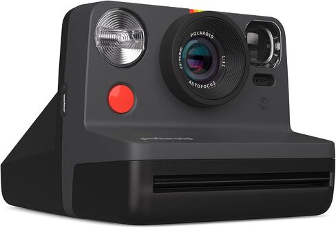 Polaroid Now 2nd Generation I-Type Instant Film Camera (Black), Shoot and Print Bundle with Magnetic/Hanging Photo Frames and Color Instant Film (8 Exposures) (3 Items) in Saudi Arabia