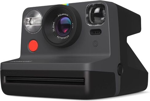 Polaroid Now 2nd Generation I-Type Instant Film Camera (Black), Shoot and Print Bundle with Magnetic/Hanging Photo Frames and Color Instant Film (8 Exposures) (3 Items) in Saudi Arabia