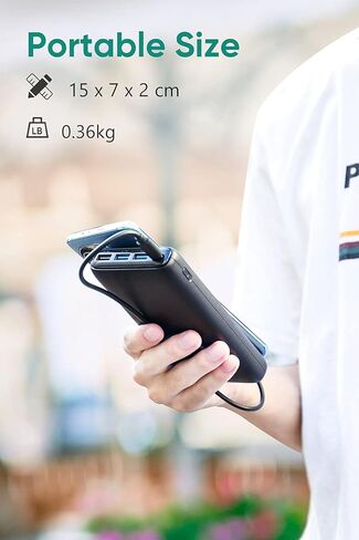 A ADDTOP Power Bank 26800mAh, 22.5W Portable Charger Fast Charging, USB C Portable Phone Charger PD3.0 QC4.0, Mobile Phone External Battery Pack LED Display with 4 Outputs for Smartphones and Tablets in Kuwait