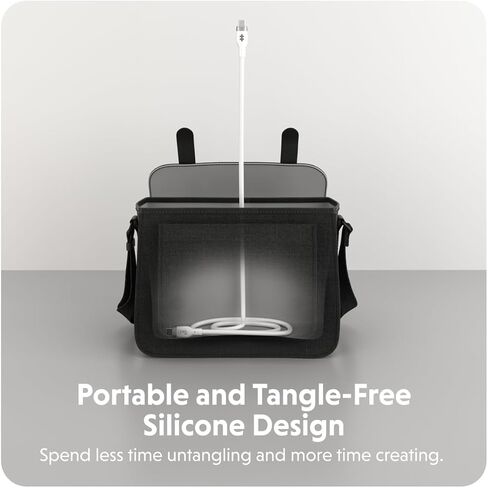 HyperJuice 240W Silicone USB C to USB C Cable (6ft/2m) for All Devices. Durable 240W USB-C Charge Cable. Portable, Tangle-Free Design, Over-Temperature Protection. Charges Any USBC to USBC Device in Kuwait