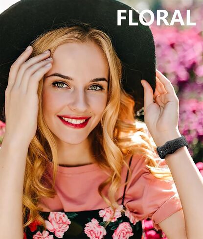 Odbeai Floral Engraved Band Compatible with Apple Watch Bands 38mm 40mm 41mm 42mm 44mm 45mm 49mm Women,3 Pack Cute Embossed Flower Silicone Straps for Watch Bands Series 9 Ultra SE 8 7 6 5 4 3 2 1 in Saudi Arabia