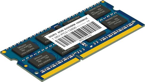 8GB DDR3/DDR3L 1600MHz PC3L-12800 (PC3-12800) CL11 SODIMM 2Rx8 1.35V 204 Pin Non ECC SO-DIMM كمبيوتر محمول، وحدة ذاكرة الوصول العشوائي للكمبيوتر المحمول in Kuwait