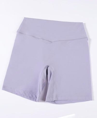 TomTiger شورت يوغا من القماش المصقول للنساء شورت لراكبي الدراجات النارية للتمرين ورفع المؤخرة والتحكم في البطن بخصر عالٍ للنساء in Kuwait