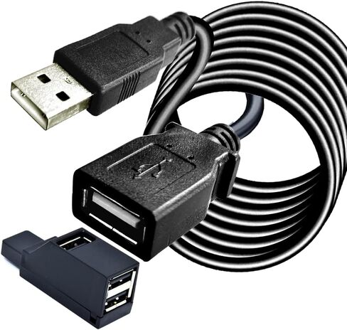 Long USB 2.0 Extension Cable 40FT,USB Male to Female Long Cable Extension Cord Data Transfer Extender USB Cable， USB Connector for USB Flash Drive/Hard Drive in Kuwait