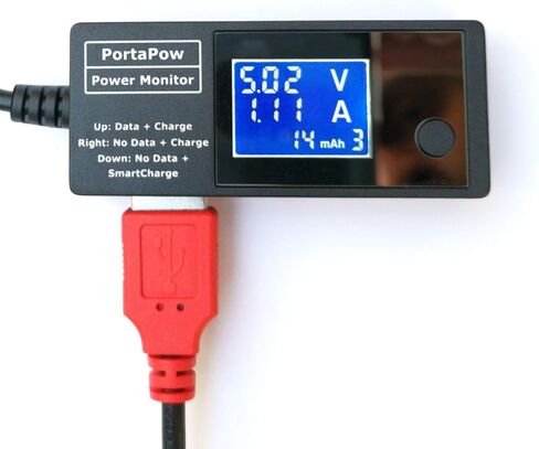 شاشة الطاقة PortaPow الجيل الثالث ثلاثية USB + USB-C مع مانع البيانات in Kuwait