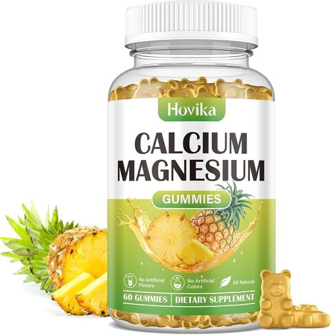 Calcium Magnesium Zinc Gummies-Calcium Magnesium 2:1 Ratio with Vitamin D3, K2, B6, B12 for Bone Strength, Muscle Function & Nerve Health, Extra Absorption Formula, Vegan, Raspberry Flavor 120 Gummies in Saudi Arabia