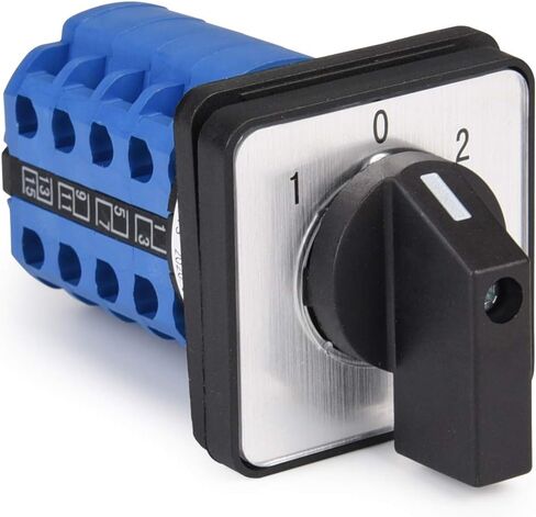 APIELE Changeover Selector Switch 32A 3 Position 8 Terminals Poles 440V Universal Rotary Cam Selector in Saudi Arabia