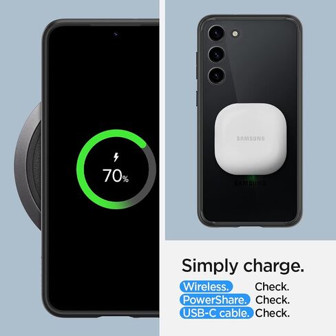 Spigen Ultra Hybrid Designed for Galaxy S23 Case (2023) [Anti-Yellowing], [Military-Grade Protection] - Crystal Clear in Saudi Arabia