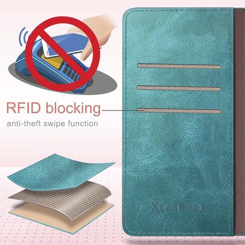 XcaseBar 2-in-1 Detachable for Samsung Galaxy A42 5G Wallet case with【RFID Blocking】 Credit Card Holder,Flip Folio Book PU Leather Protective Cover Women Men for Samsung A42 Phone case Red in Saudi Arabia