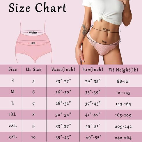 ملابس داخلية قطنية مزخرفة بالدانتيل للنساء، عبوات سراويل داخلية محببة منخفضة الارتفاع in Kuwait