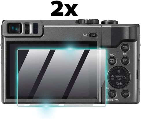 IPG ProActive مصنوع من أجل Panasonic Lumix DC-ZS70K DC-ZS70S / DMC-TZ80 / DC-TZ90 /DC-TZ91 شاشة عرض الكاميرا (وحدتان) واقي شاشة صلابة 9H طبقة سيراميك نانو فائقة الاستجابة لـ ProAct ZS70K in Saudi Arabia