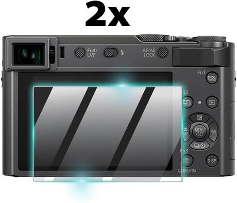 IPG ProActive مصنوع من أجل Panasonic Lumix DC-ZS70K DC-ZS70S / DMC-TZ80 / DC-TZ90 /DC-TZ91 شاشة عرض الكاميرا (وحدتان) واقي شاشة صلابة 9H طبقة سيراميك نانو فائقة الاستجابة لـ ProAct ZS70K in Saudi Arabia