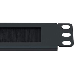 1U Brush Panel Horizontal Grommet Strip Server Rack Cable Management Panel by CableRack