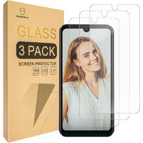 Mr.Shield Screen Protector compatible with BLU G33 [Tempered Glass] [3-PACK] [Japan Glass with 9H Hardness]