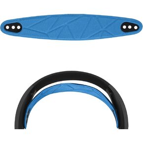 Geekria Flex Fabric Headband Pad Compatible with SteelSeries Arctis Nova Pro, Arctis Nova 7, Arctis Nova 4, Arctis Nova 3, Arctis Nova 1 Headphones Replacement Band, Headset Head Cushion (Blue)