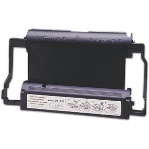 Brother PC-201 Ink Cartridge - Black - Retail Packaging
