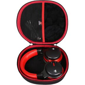 FBLFOBELI Headphone Cases EVA Hard Storage Case for MOVSSOU E7 Active Noise Cancelling Bluetooth Wireless Headphones, Travel Protective Shockproof Bag (Case Only)
