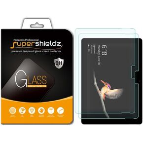 Supershieldz (2 Pack) Designed for Microsoft Surface Go (1st Generation) Tempered Glass Screen Protector, 0.33mm, Anti Scratch, Bubble Free