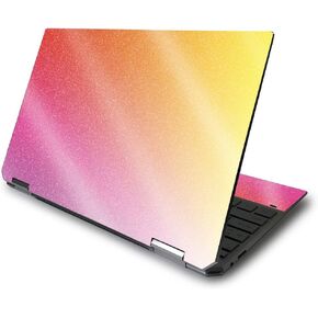MightySkins Glossy Glitter Skin Compatible with HP Spectre x360 13.3" Gem-Cut (2020) - Sunset Blur | Protective, Durable High-Gloss Glitter Finish | Easy to Apply and Change Style | Made in The USA