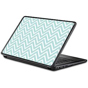 MightySkins Skin Compatible with Universal 15" Screen - Aqua Chevron | Protective, Durable, and Unique Vinyl Decal wrap Cover | Easy to Apply, Remove, and Change Styles | Made in The USA