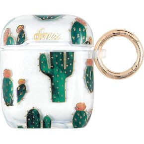 Sonix Prickly Pear Cactus Case for Airpod Gen 1 / Gen 2 [Hard Cover] Protective Cute Case for Apple Airpods