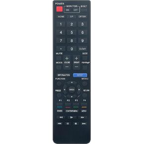 RRMCG1019MPPZ Replace Remote Controllor Compatible with Sharp LCD Monitor PN-HW431 PN-HW501 PN-HW551 PN-HW651 PN-HW751 PN-HW861 PN-C705B PN-C805B PN-CE701H PN-85TH1 PN-75TH1 PN-65TH1 PN-L851H