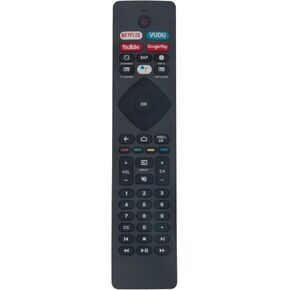 New NH800UP sub RF402A-V14 BT800 Replacement Voice Remote Fit for Philips 4K UHD HDR LED Android Smart TV 75PFL5704/F7 50PFL5704/F7 55PFL5604/F7 65PFL5504/F7 55PFL5704/F7