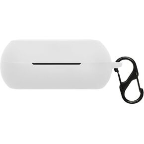 kwmobile Silicone Cover Compatible with Anker Soundcore Life A1 - Case Cover Stick-On Skin with Clip - Black