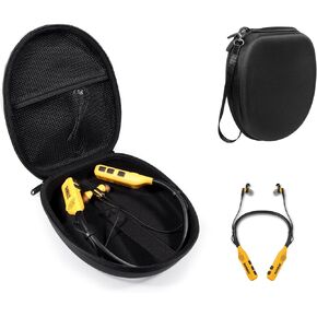 Alltravel Headphones Case for DEWALT 2-in-1 Neckband Bluetooth Headphones w/Built-in Speakers and Wireless Bluetooth Neckband Headphones