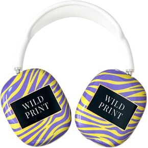 Case Compatible with Airpods Max Headphones Zebra Print Protective Case Cover Headphones Soft TPU Accessories Protector Compatible with Apple Airpods Max