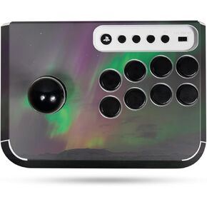 Gaming Skin Compatible with Hori Fighting Stick Mini (PS5, PS4, PC) - Aurora Borealis - Premium 3M Vinyl Protective Wrap Decal Cover - Easy to Apply | Crafted in The USA by MightySkins