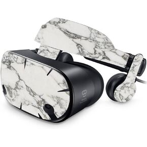 MightySkins Skin Compatible with Samsung Odyssey VR - White Marble | Protective, Durable, and Unique Vinyl Decal wrap Cover | Easy to Apply, Remove, and Change Styles | Made in The USA