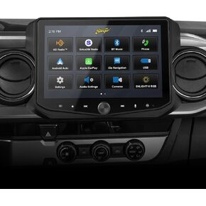 Stinger HORIZON10 10.1 بوصة Toyota Tacoma (2016-23) ستيريو 1280x800 HD راديو يعمل باللمس، Apple CarPlay/Android Auto لاسلكي، بلوتوث 5.1، شاشة IP65 مقاومة للطقس، HDMI، 4 كاميرا و3 مداخل USB in Kuwait