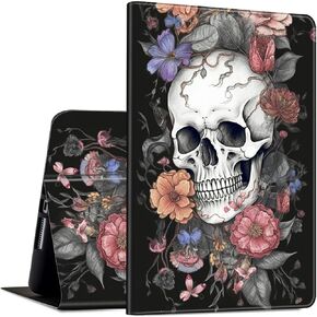 for All-New Fire HD 10 Tablet Case (13th Generation, 2023 Release Only) 10.1" PU Leather Slim Adjustable Stand Smart Cover with Auto Wake/Sleep for Fire Tablet 10 2023,Watercolor Wildflower